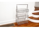 Free Standing Metal Three Tier Basket 