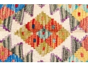 Hand Woven Wool Kilim Accent Carpet, 6'-9