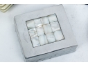 Five Sets Of Coasters With Art Glass