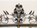 Uttermost Monumental Neoclassical Style Ornately Framed Hall Mirror