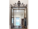 Uttermost Monumental Neoclassical Style Ornately Framed Hall Mirror
