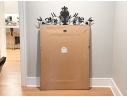 Uttermost Monumental Neoclassical Style Ornately Framed Hall Mirror