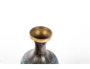Cloisonne & Enamel Vintage Brass Chinese Dragon Vases