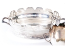 Two Fine Vintage Silverplate Monteith Bowls