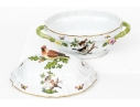 Herend Hungary Hand-Painted Porcelain Covered Tureen, Rothschild Bird (RO) Pattern