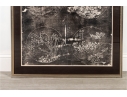 Framed Chinese Ink Rubbing Panel, 4'5