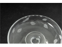 Art Glass Olives With Glass Pedestal 
