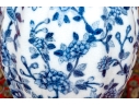 Pair Of Decorative Blue And White Porcelain Vases