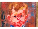 Gen Paul (French, 1895-1975) Oil On Board, Portrait Of A Boy, 1955