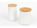 Decorative Set Of Six Lidded Canisters