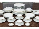 Austrian Thirty-Three Piece Victoria China Set