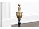 Pair Of Brass And Iron Andirons