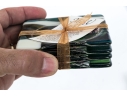 Five Sets Of Coasters With Art Glass