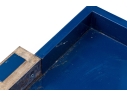 Vintage Blue Lacquered Tray