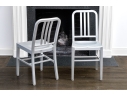 Pair Of Aluminum Side Chairs