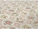Vintage Looped Wool Aubusson Carpet, 18'-3 1/2