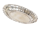 800 Silver Scalloped Dish  5.535 Troy Ozs. 