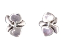 Angela Cummings Sterling Silver Fabulous Vintage Flower Motif Earrings