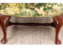 Pair Of Custom Upholstered Mahogany Swan Neck Armchairs