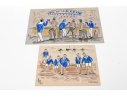 Two Unframed Signed Watercolors On Paper, 