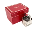 Cartier Whimsical Handmade Sterling Silver Woven Basket, With Box