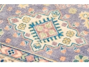 Hand Knotted Wool Pakistan Kazak Room Accent Carpet, 3'-3