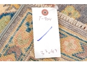 Hand Knotted Wool Pakistan Kazak Room Accent Carpet, 3'-3