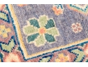 Hand Knotted Wool Pakistan Kazak Room Accent Carpet, 3'-3