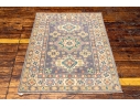 Hand Knotted Wool Pakistan Kazak Room Accent Carpet, 3'-3