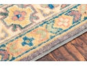 Hand Knotted Wool Pakistan Kazak Room Accent Carpet, 3'-3