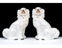 Pair Of English Staffordshire Ceramic Spaniels