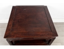 Mid-20th Century Chinese Hardwood Side Table With Shelf