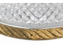 Cut Crystal And Brass Pendant Light