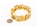 18k Yellow Gold Striking Chunky Opposing 