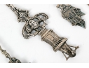 Assembled Collection Of 800 And Silver Plated Serving Pieces, 4.43 Ozt.