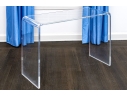 Chic Lucite Waterfall Console Table