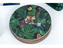 Five Sets Of Coasters With Art Glass
