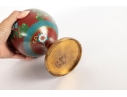 Chinese Cloisonné Enamel Goblet-Form Lidded Vessel