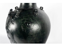Chinese Style Ceramic Vase With Dragon Relief