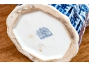 Pair Of Decorative Blue And White Porcelain Vases