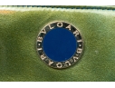 Bulgari Green Patent Leather Wallet