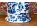 Pair Of Chinese Porcelain Vases With Jar And Vessel Decoration
