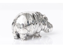 Buccellati Sterling Silver Miniature Charming Standing Hippo, Retail $670