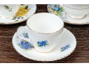 Collection Of Fourteen English Teacups And Saucers