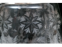 Antique Cut Glass And Silverplate Biscuit Jar