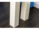 Johnathan Adler White Lacquered Console Table