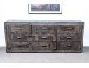 Quality Rustic Nine Drawer Chest