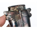 Christofle Silver Plated Bud Vase With Dragonfly Motif