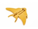 Tiffany & Co. 18k Yellow Gold Angela Cummings Stunning Inlaid Angel Fish Brooch, With Box