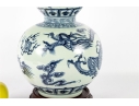 Chinese Vintage Blue And White Double Gourd Ceramic Vase